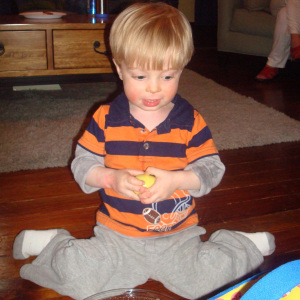 When a child w-sits he spreads his hips with his bottom on the floor, his knees bent, and his feet behind him, making a &quot;W&quot; shape with his legs.  